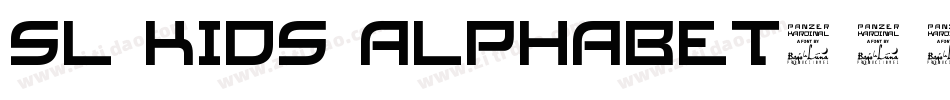 SL Kids Alphabet字体转换